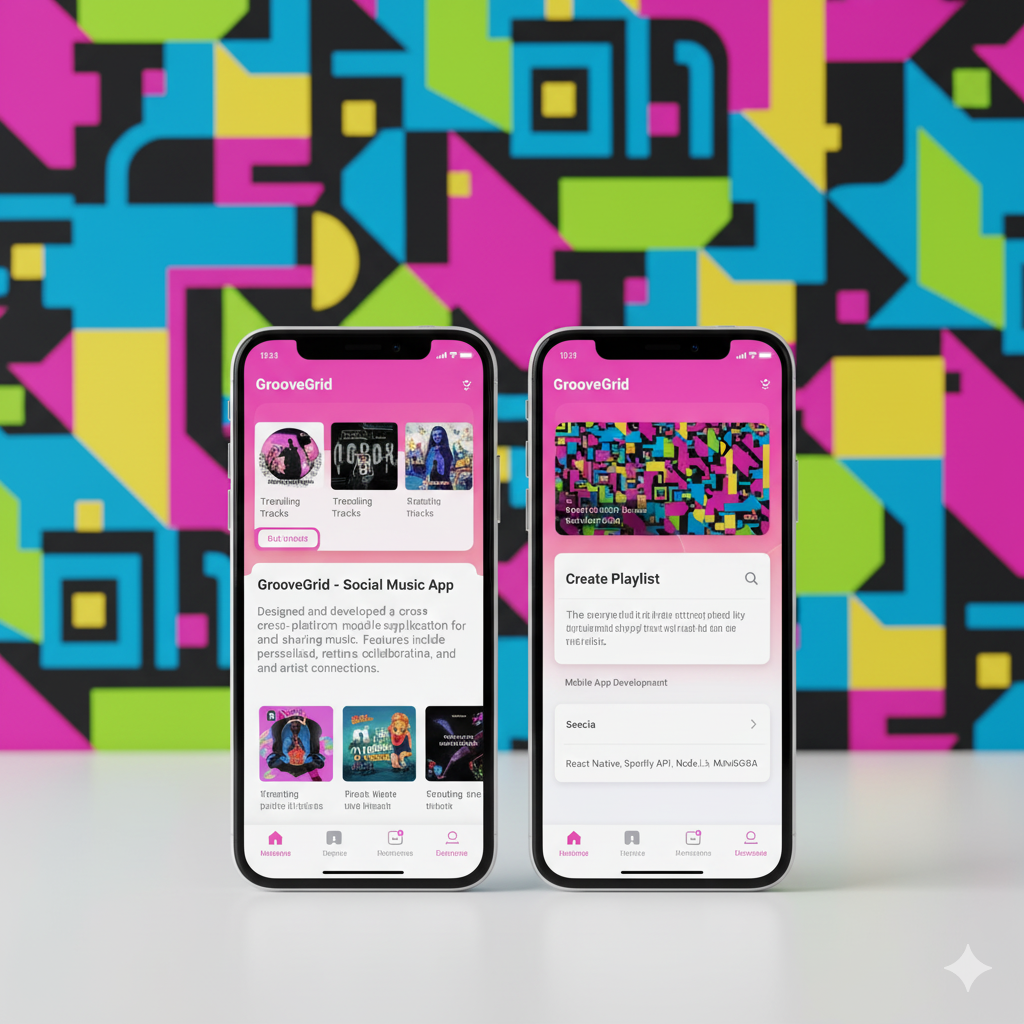 GrooveGrid - Social Music App